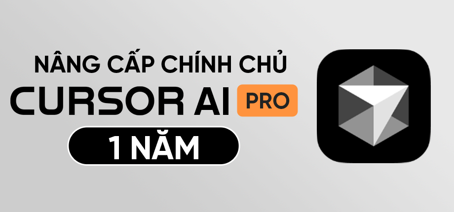 Cursor AI Pro 1 năm - Nâng cấp chính chủ